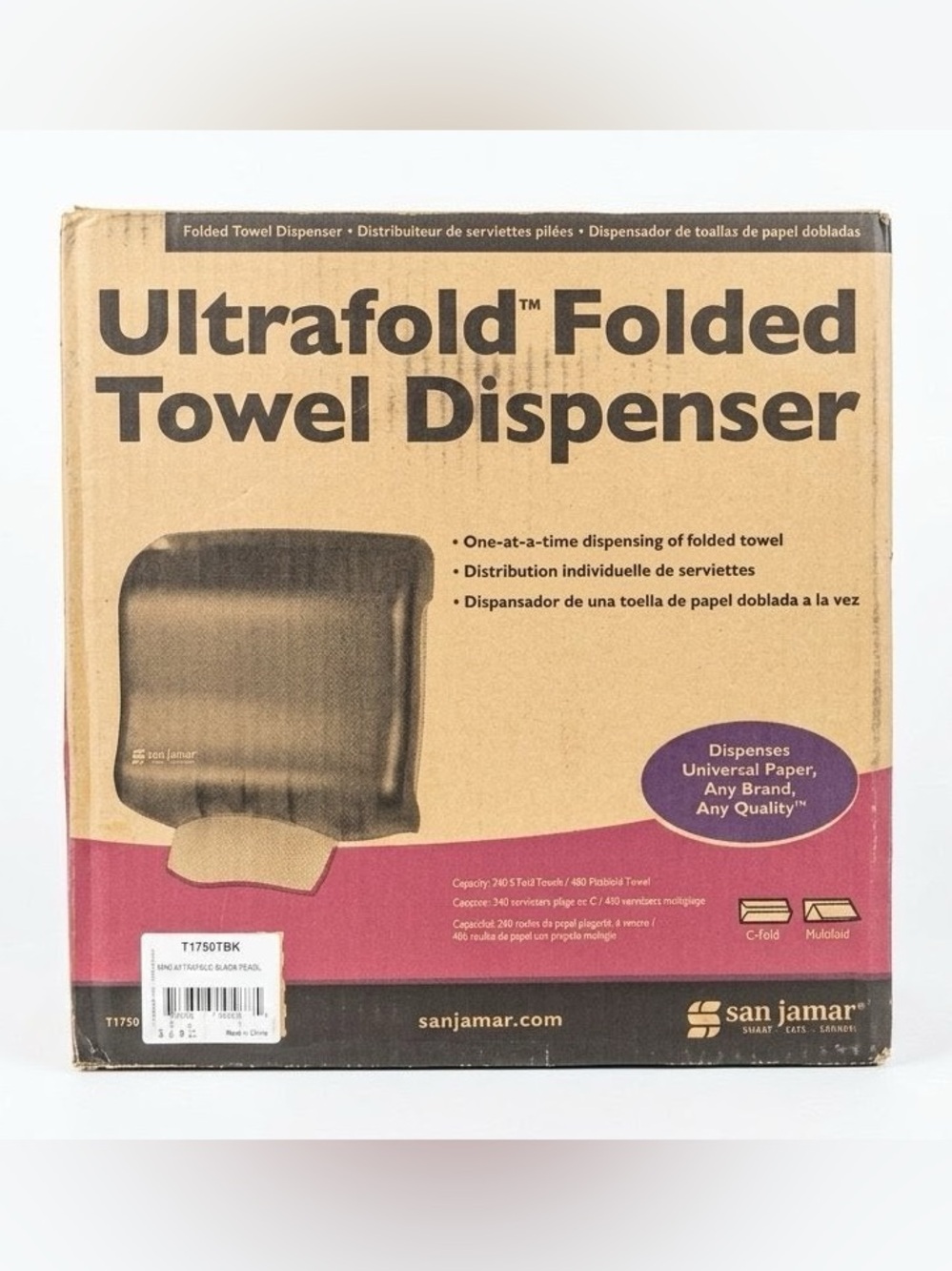 San Jamar Ultrafold Folded Towel Dispenser